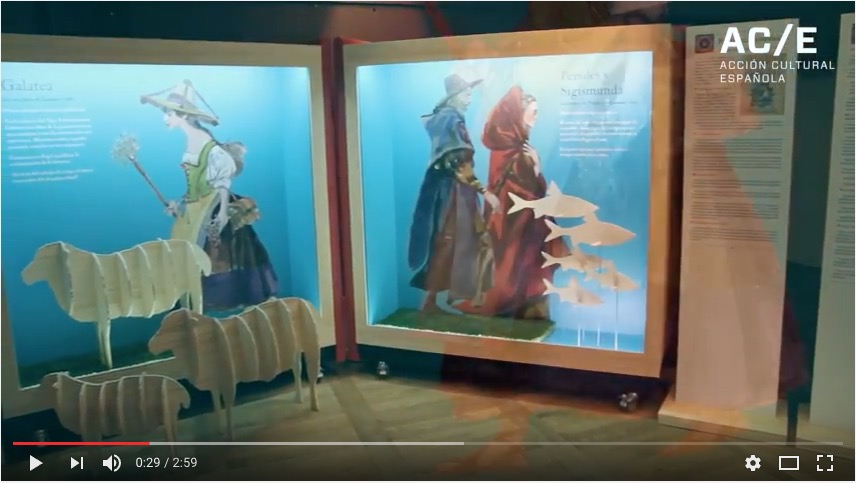 Vídeo de la exposición '16 personajes que maravillan y...Miguel de Cervantes' en la BNE